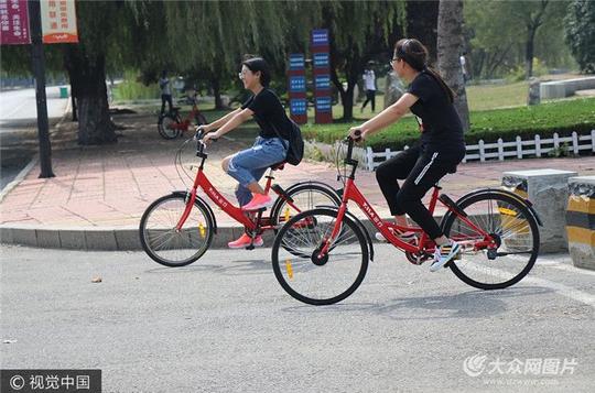 泰安大学生研发7ma单车服务校园内师生