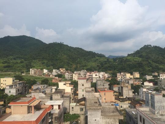 高州偏远农村远景拍摄，这样的环境住着也挺舒服的