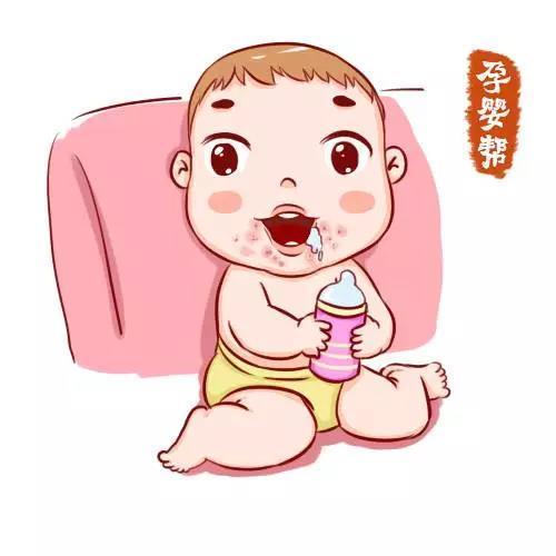 宝宝口水疹的原因