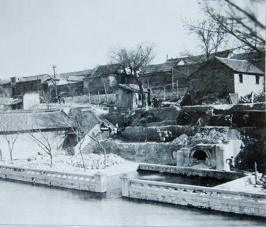 拍摄于30-40年代济南名胜景点老照片