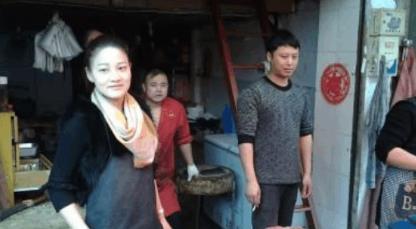 猪肉西施，12岁出来打拼，如今30岁漂亮依旧