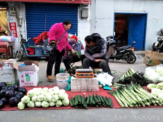 10张冬天路边摆摊图，小贩：白菜价，再便宜就赔钱了