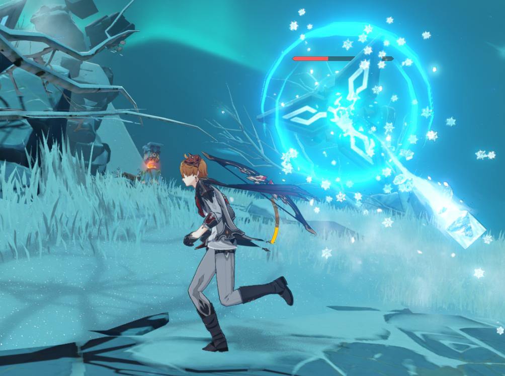 原神雪山大块冰块怎么打（原神雪山右下boss怎么打）