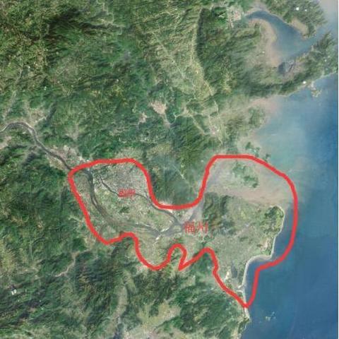 福建对面的省份是什么？