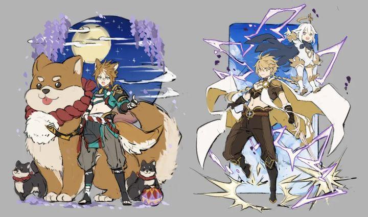 新手怎么画原神简单版（为什么同样是国产游戏宣传黑神话）