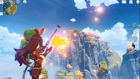 原神成就魔弹射击怎么完成（原神射箭传送点教学）