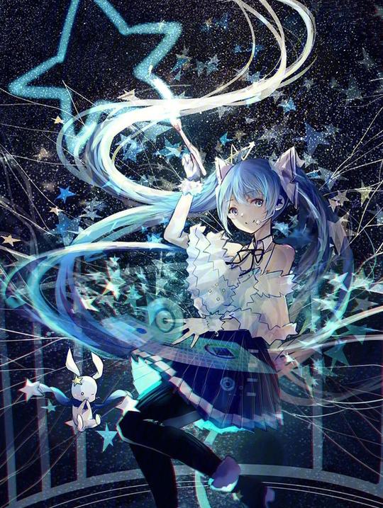 「素材」初音未来绘画参考
