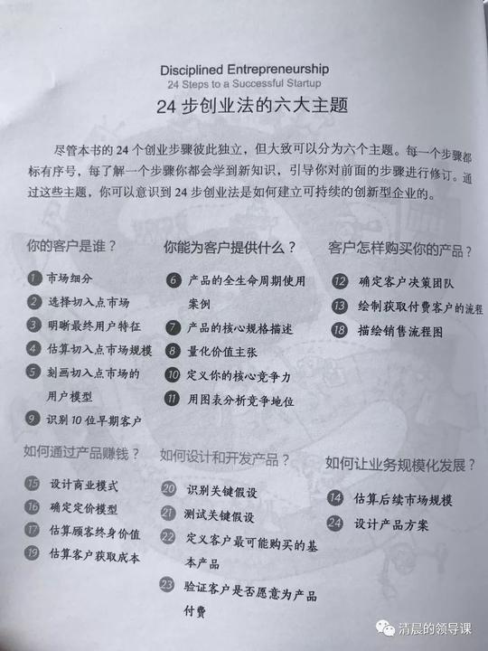 mit最受欢迎的创业课《有序创业24步法》：手把手教你如何从0到1