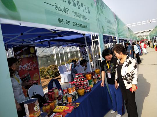 展创业创新成果呈巾帼建功风采——平邑县7家企业亮相临沂市创业母亲巾帼好产品展