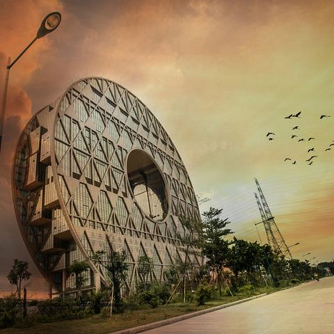 广州市珠江大厦有多少层