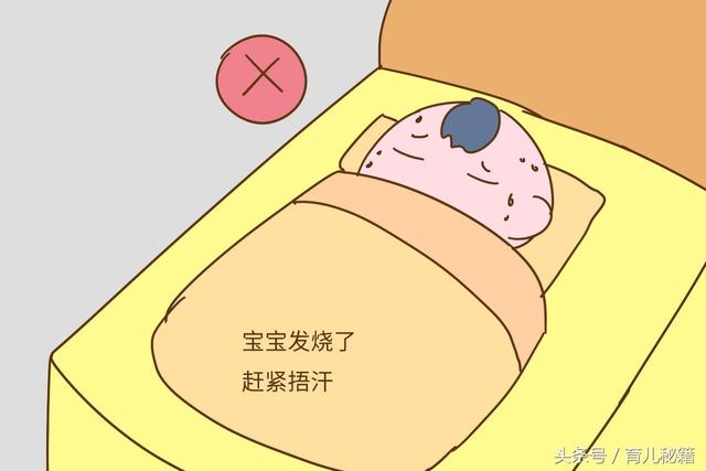 孩子发烧能捂汗退烧吗