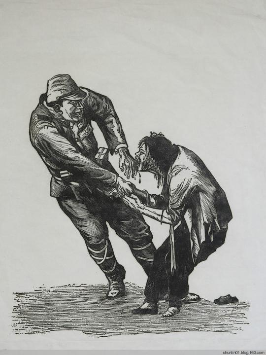 美术书影：抗战题材木刻版画赏析，以刀为笔，黑白力量