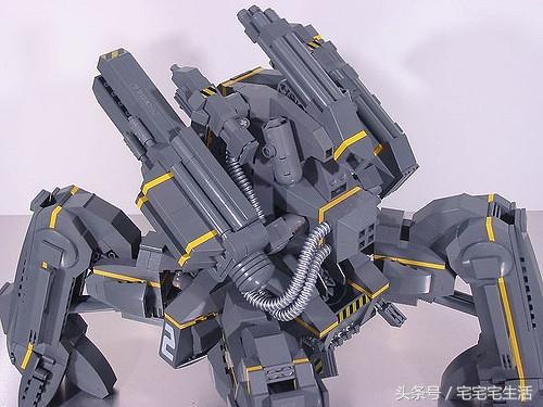 乐高积木：巨型战争机器，乐高战地机甲moc