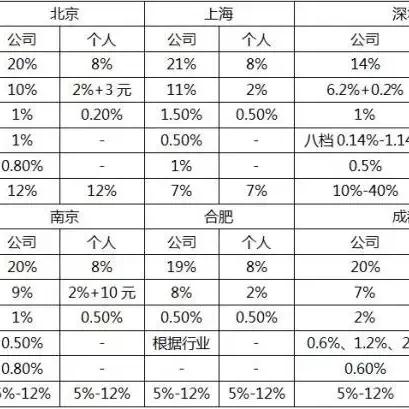合肥市五险的标准是什么