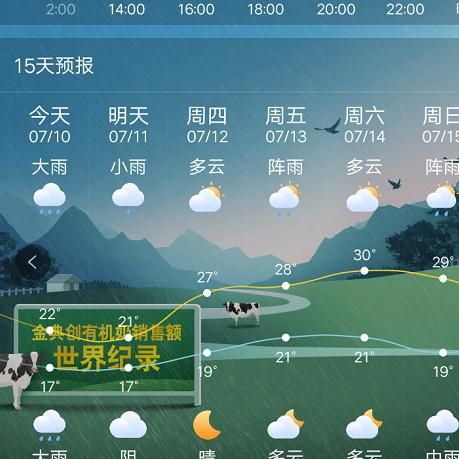 【无锡未来15天天气预报】无锡未来15天气情况查询