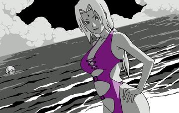 火影纲手美女各种姿势搞笑gif动图