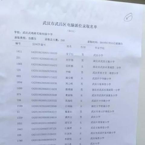 武汉小升初元调是什么意思？