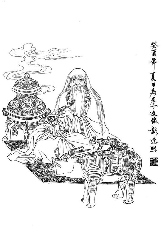 中国画白描人物学习素材91幅来自头条号：后写意