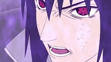 火影忍者睁眼写轮眼邪恶表情