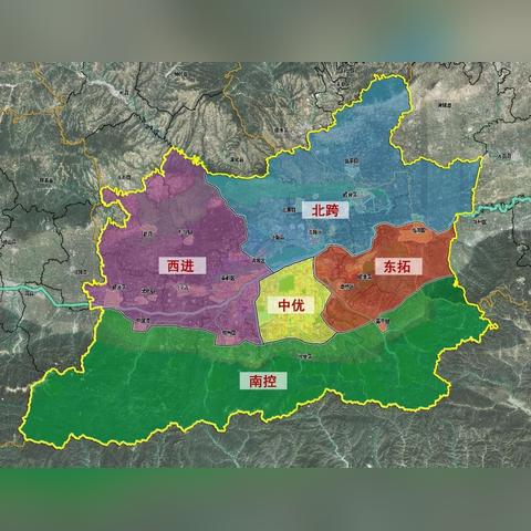 西安市交通组团怎么划分