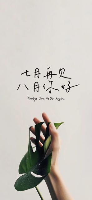七月再见八月你好心情说说2020
