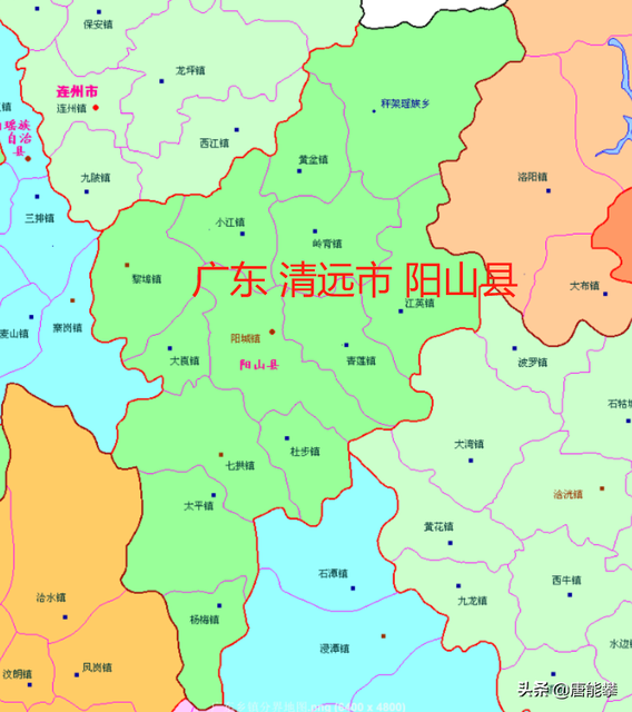 清远阳山县、阳江阳西县、阳春市36镇对比：人口工业土地最新统计