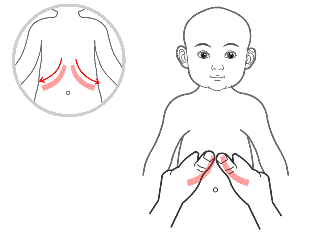 妈妈给宝宝推拿方法