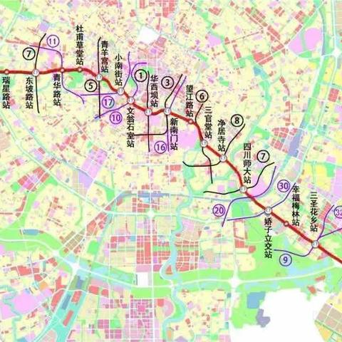 成都市地铁9号线三期的长尾关键词有哪些
