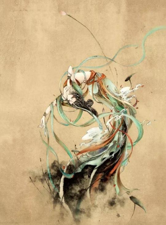 sunera纹身素材丨《洛煌笈》神仙画师笔下的神仙是什么样子的？