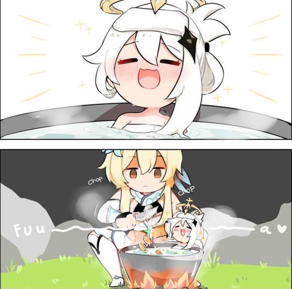 原神怎么让角色发光（原神尤拉的武器为什么可以发光）