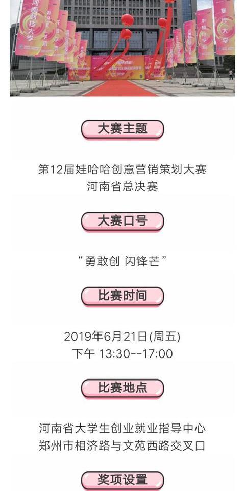 “勇敢创闪锋芒”第12届娃哈哈创意营销策划大赛—河南省总决赛