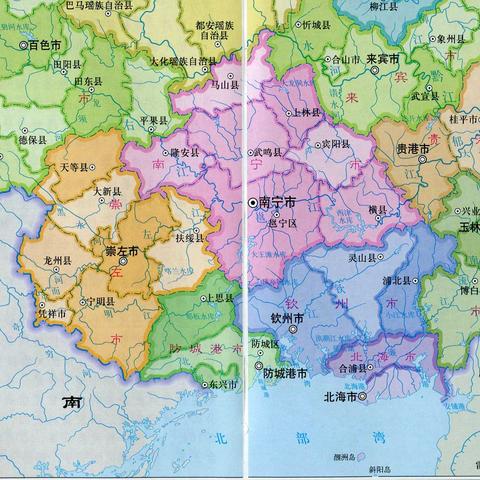 怎么画南宁市板块地图