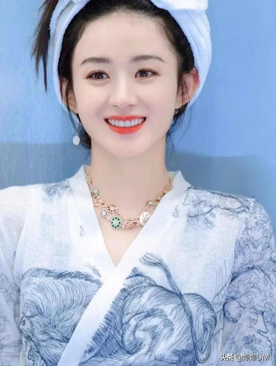 赵丽颖，肤白貌美、笑容灿烂、性感迷人，好看的女人谁不爱呢