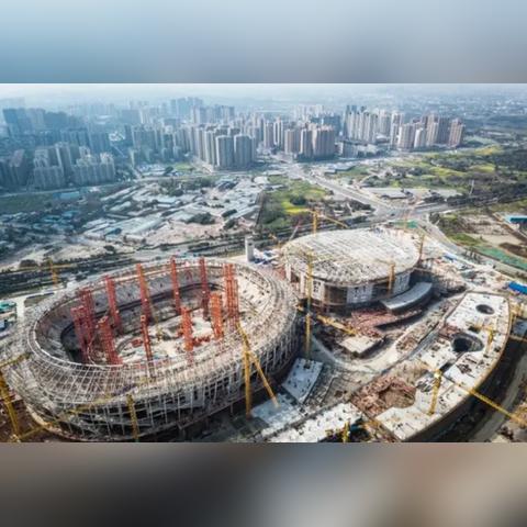 中国足球场有多少