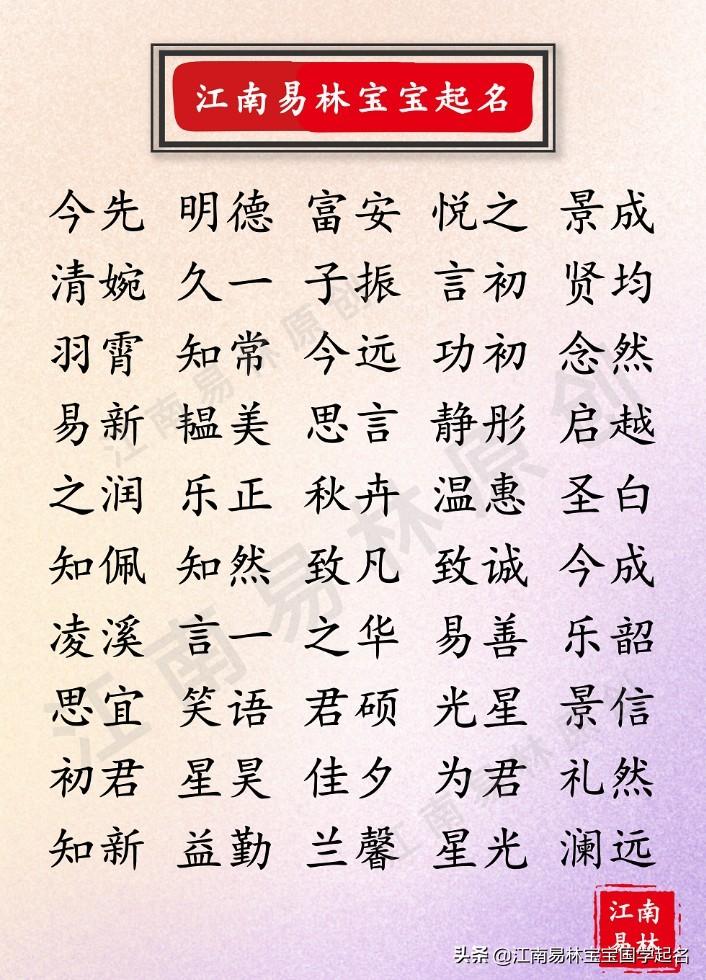 新宝宝起名,宝宝怎么起名