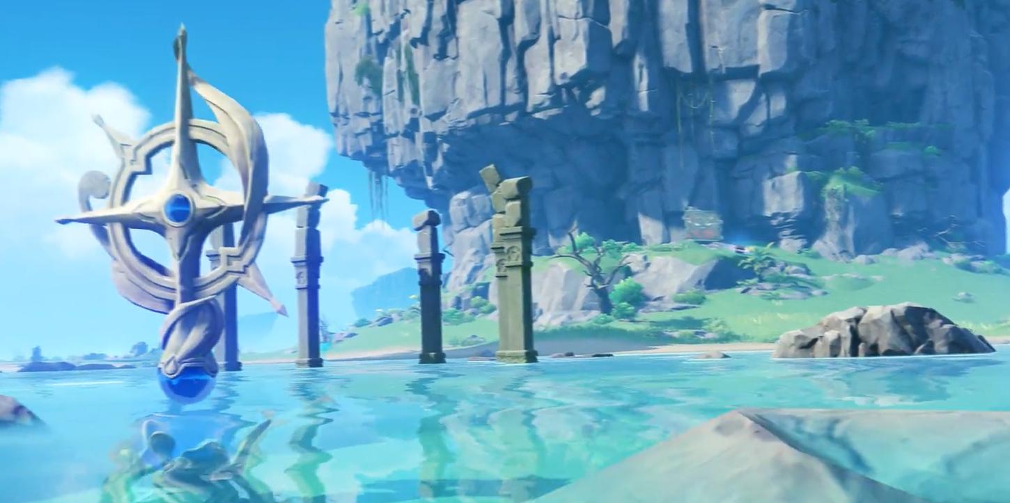 原神海岛新地图怎么打开（原神海岛怎么遇见npc）