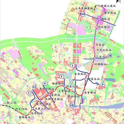 成都市交通地铁规划的长尾关键词有哪些