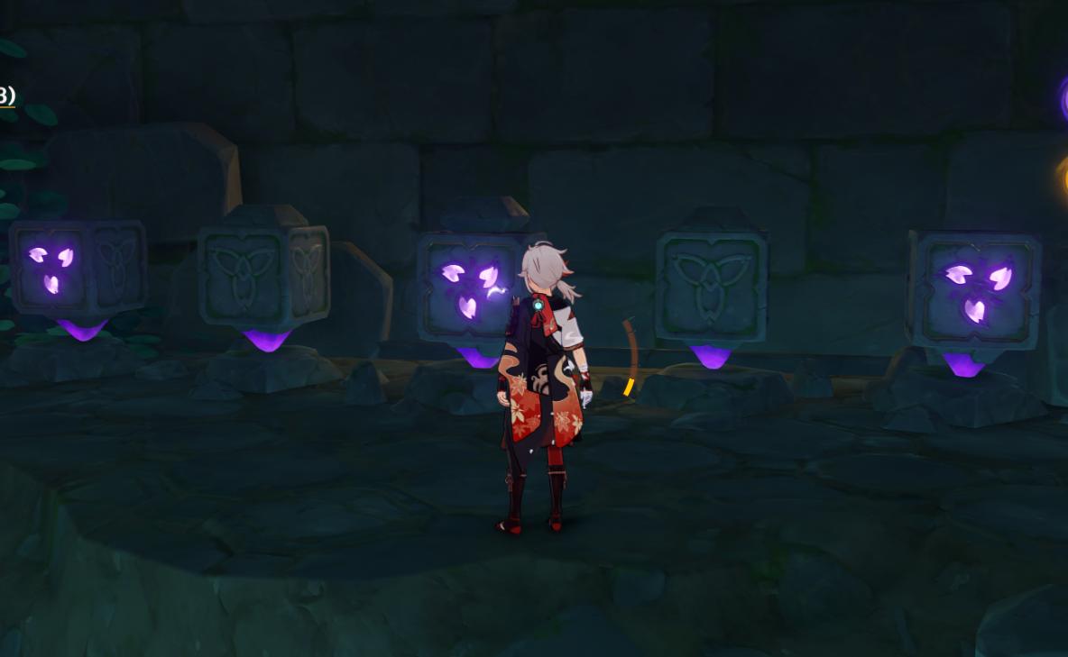 原神中的机关怎么解(原神破除荒海结界里的石机关)