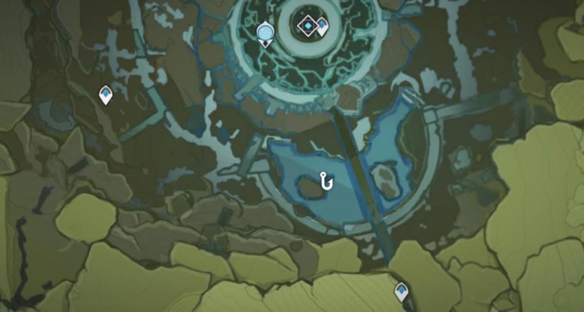 原神怎么钓鱼叉上的装备（原神钓鱼地点位置和需要的鱼饵）