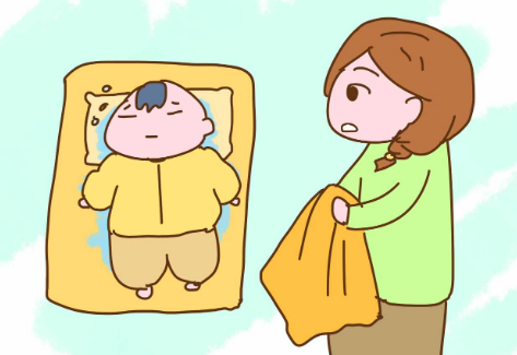 宝宝晚上睡觉出汗
