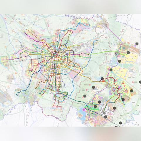 成都市地铁地图带区的长尾关键词有什么