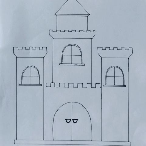 城堡简笔画大全带颜色的长尾关键词有什么