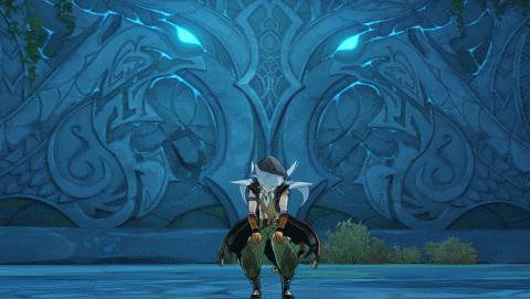 原神 奔狼领主怎么打（原神沙漠4个火元素柱子开启顺序）