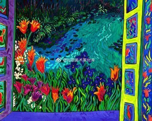 10类型绘画主题作品素材，丙烯画，线描创意画素材齐全，有教程哦