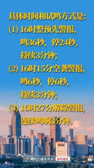 武汉全城鸣响警报什么意思？