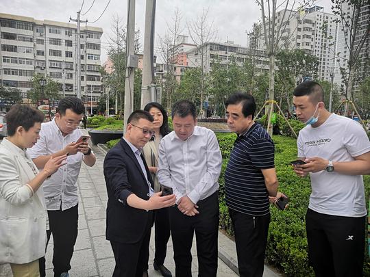 七里河区委书记芮文刚调研中天健广场复工保障工作