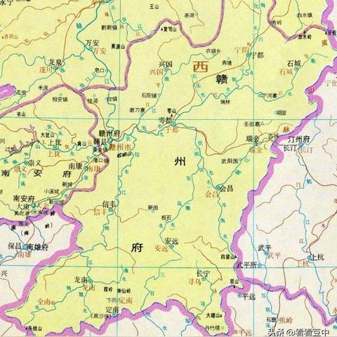 江西赣州市城区地图全图的长尾关键词有什么