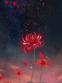 星空彼岸花壁纸 头条搜索