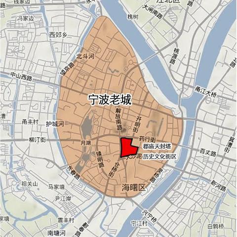 宁波市解放南路属哪个区