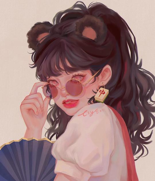 女生头像，微信头像，动漫卡通抖音快手头像，真是好看